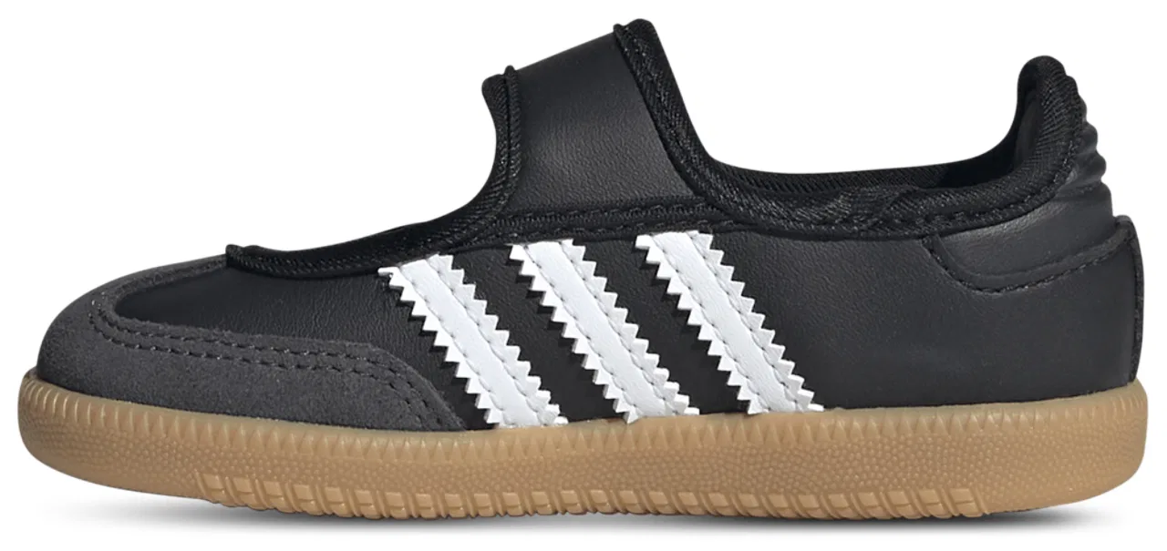 Кроссовки для девочек Samba Jane Adidas, цвет Core Black/Footwear White — фото 2