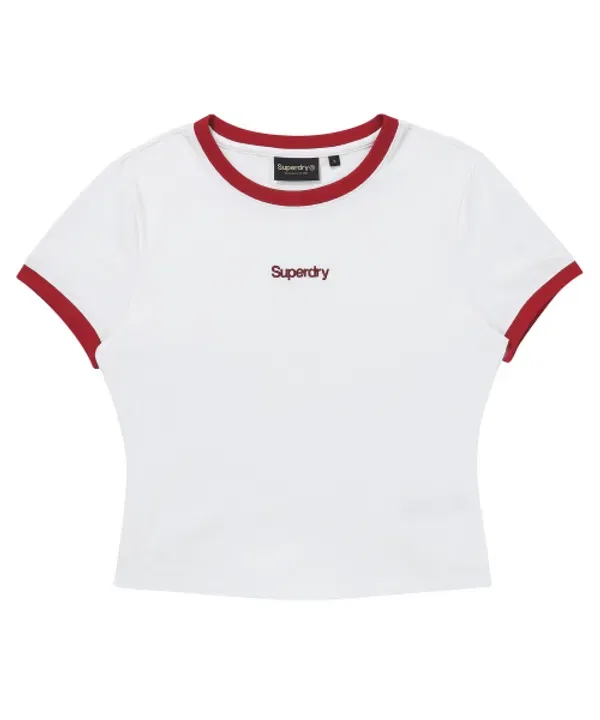 Футболка с кольцевой горловиной Superdry, белый