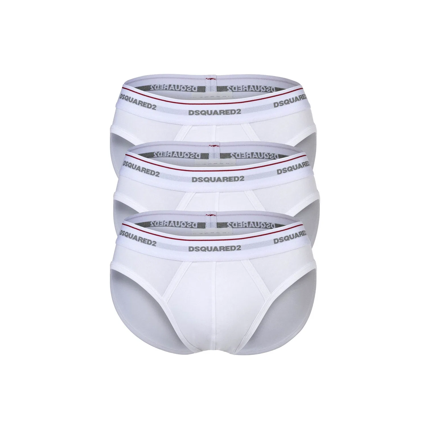 Мужские трусы-слипы 3-пак DSQUARED2, White