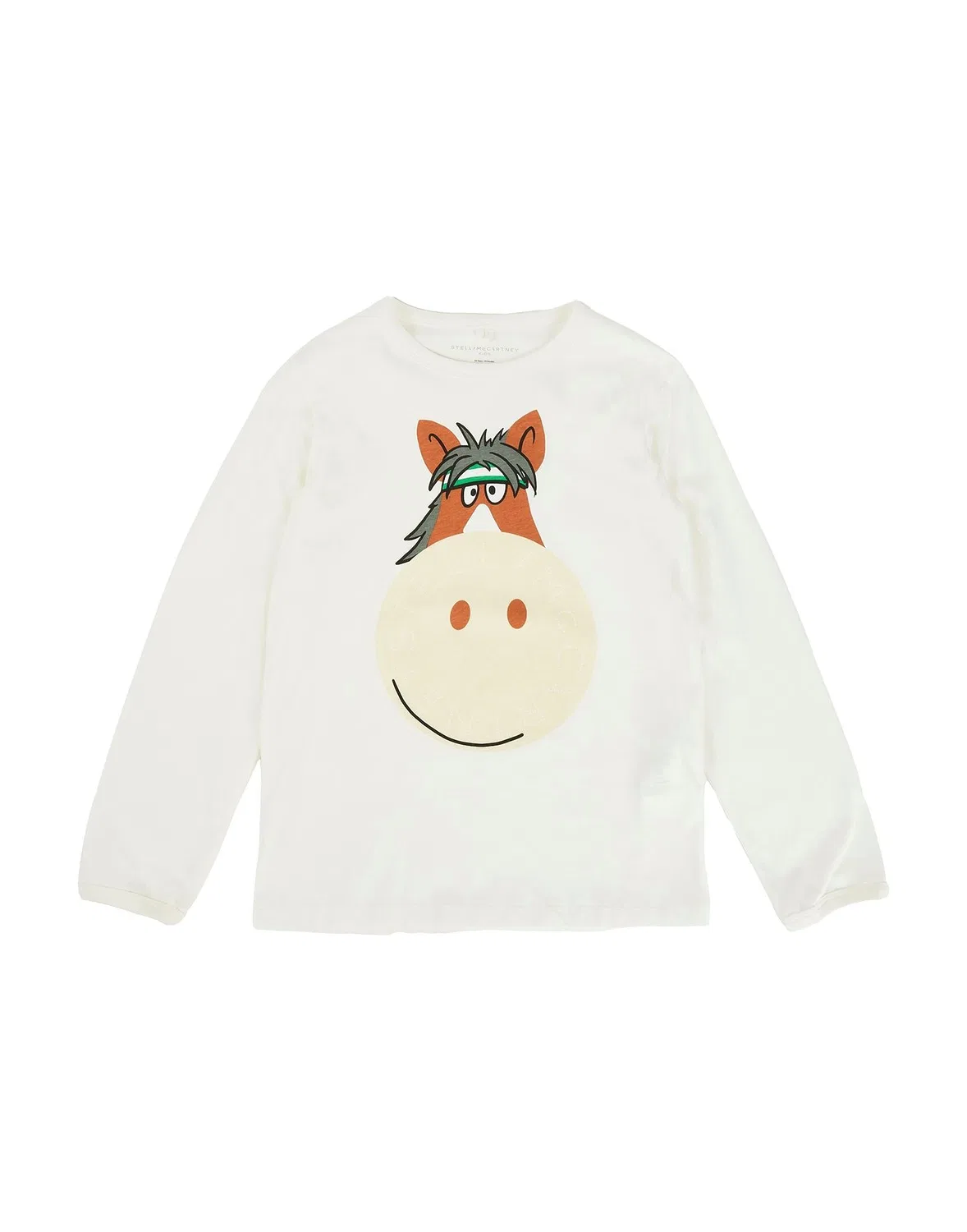Детский джерси с длинным рукавом Stella Mccartney Kids, белый