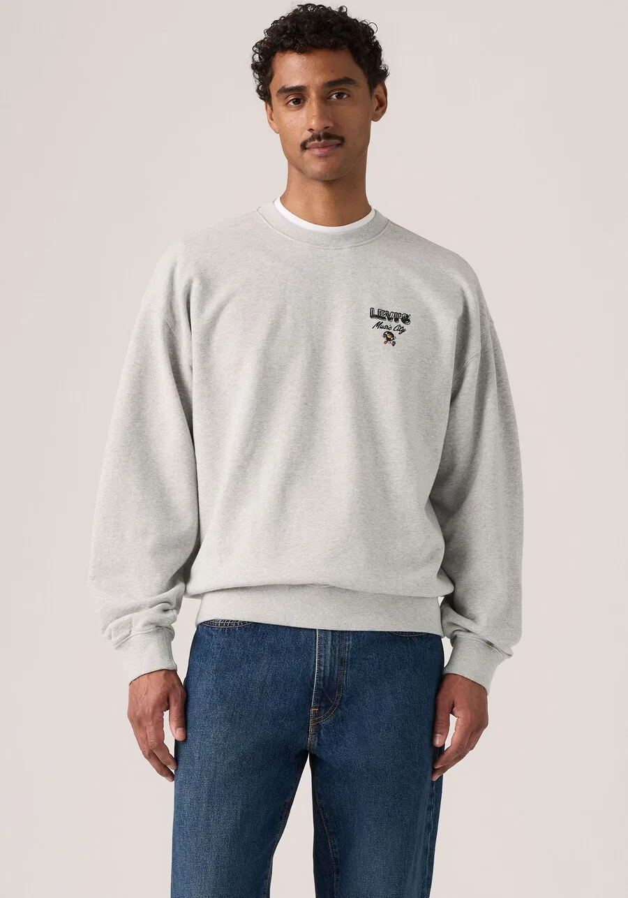 Толстовка LEVI'S серого цвета — фото 2
