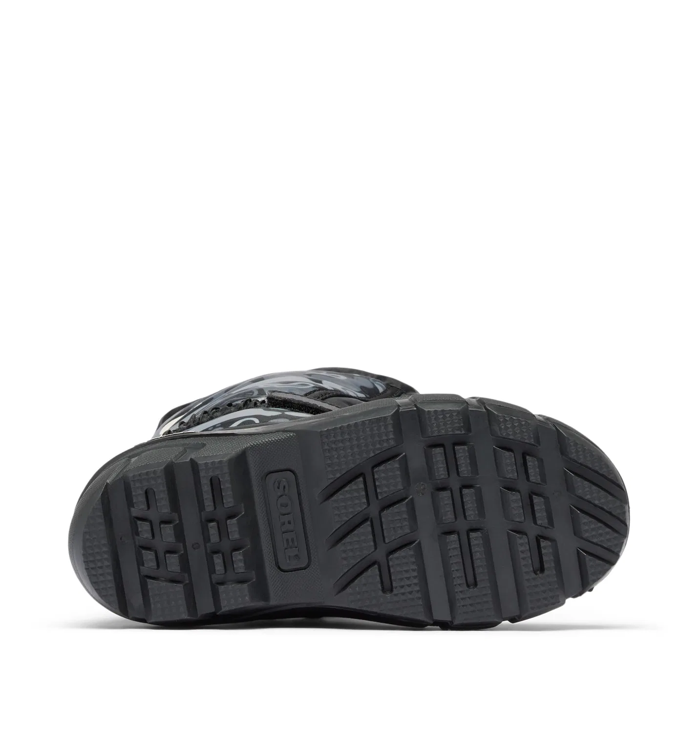 Детские ботинки для мальчиков зимние Flurry Boot Print Sorel, Hollow Black — фото 4
