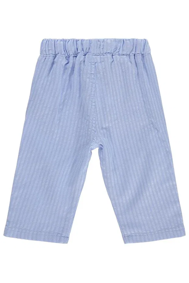 Детские брюки для девочек с вышивкой Sail Civil Baby, Blue — фото 2