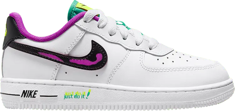 

Кроссовки Nike Force 1 LV8 PS 'Just Do It! - White Vivid Purple', белый