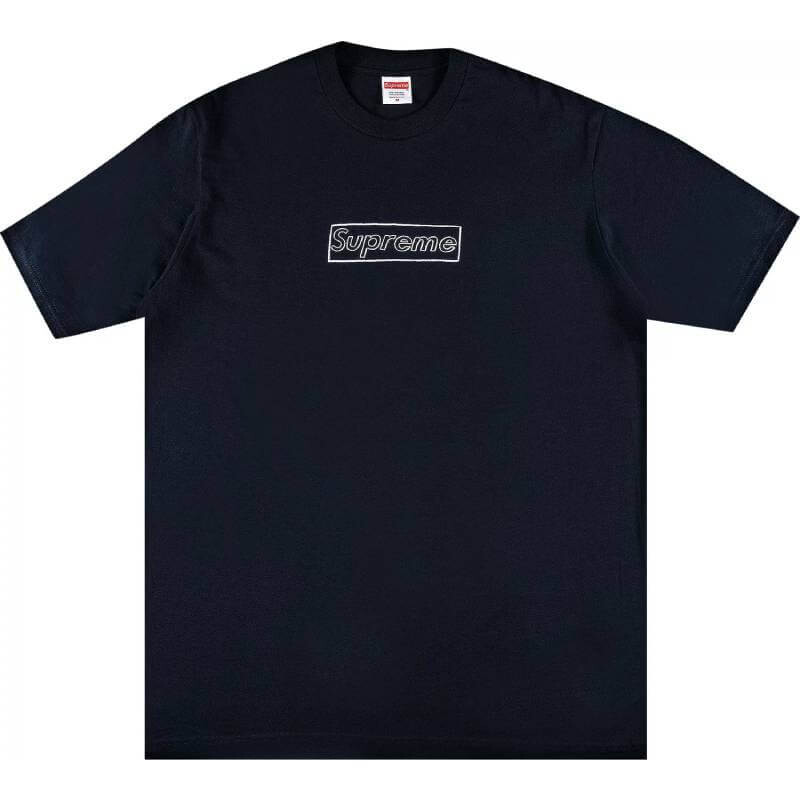 

Футболка Supreme x Kaws, темно-синий
