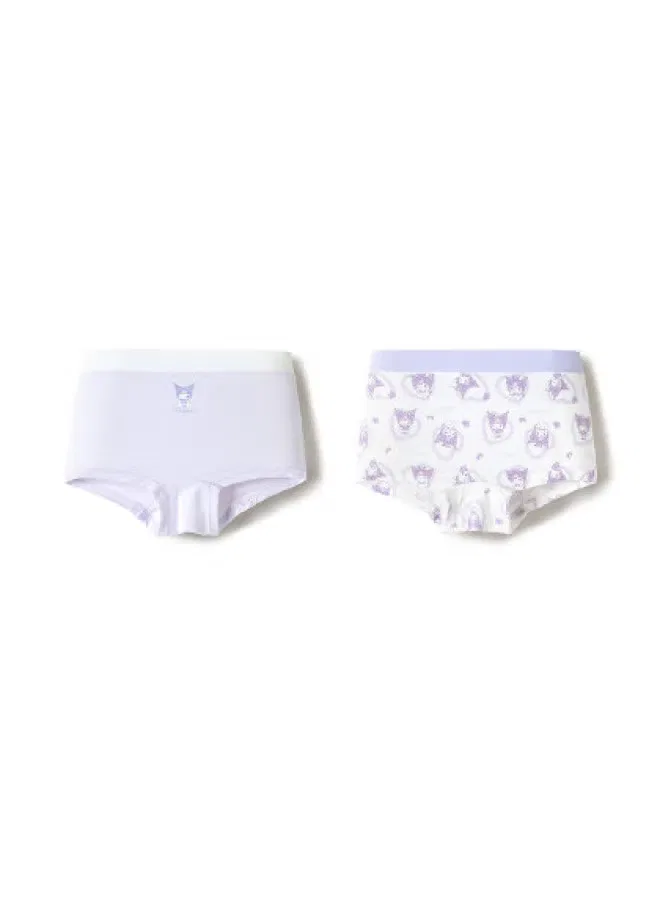 Трусы хлопковые комплект из 2 штук Balabala, фиолетовый