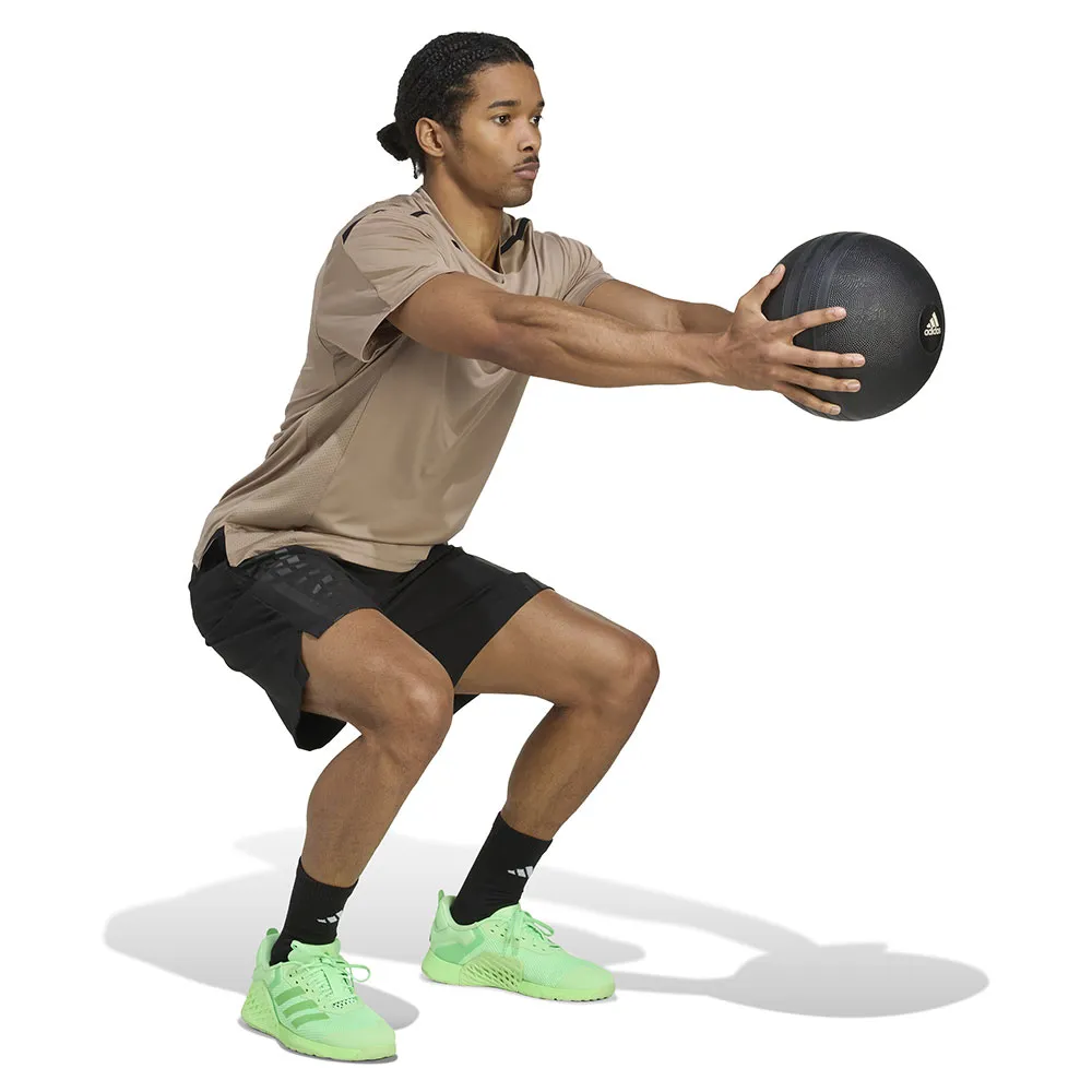 Футболка с коротким рукавом adidas Designed For Training Pro-Series, бежевый — фото 3