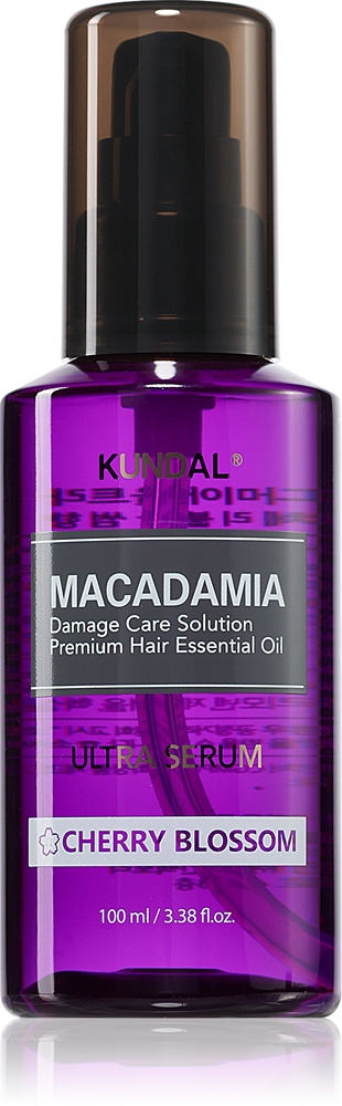 

Macadamia Ultra Serum восстанавливающая сыворотка с маслом вишни для поврежденных волос Kundal, 100 мл