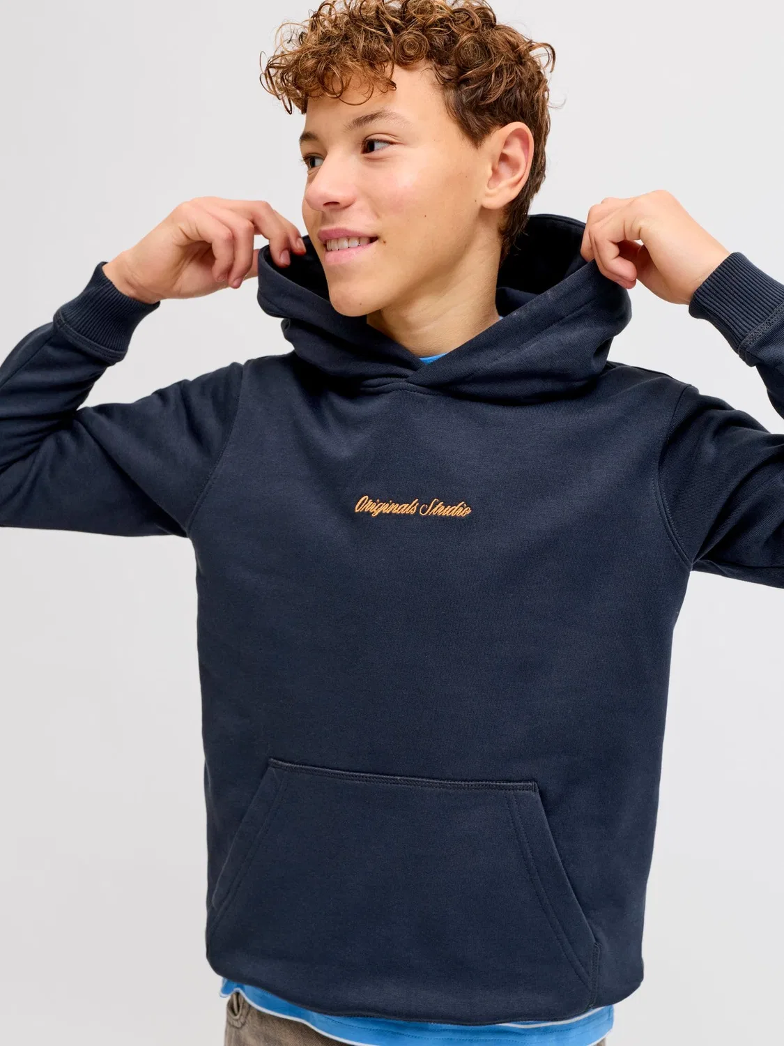 Свитшот с капюшоном sky captain, JACK & JONES Junior — фото 3
