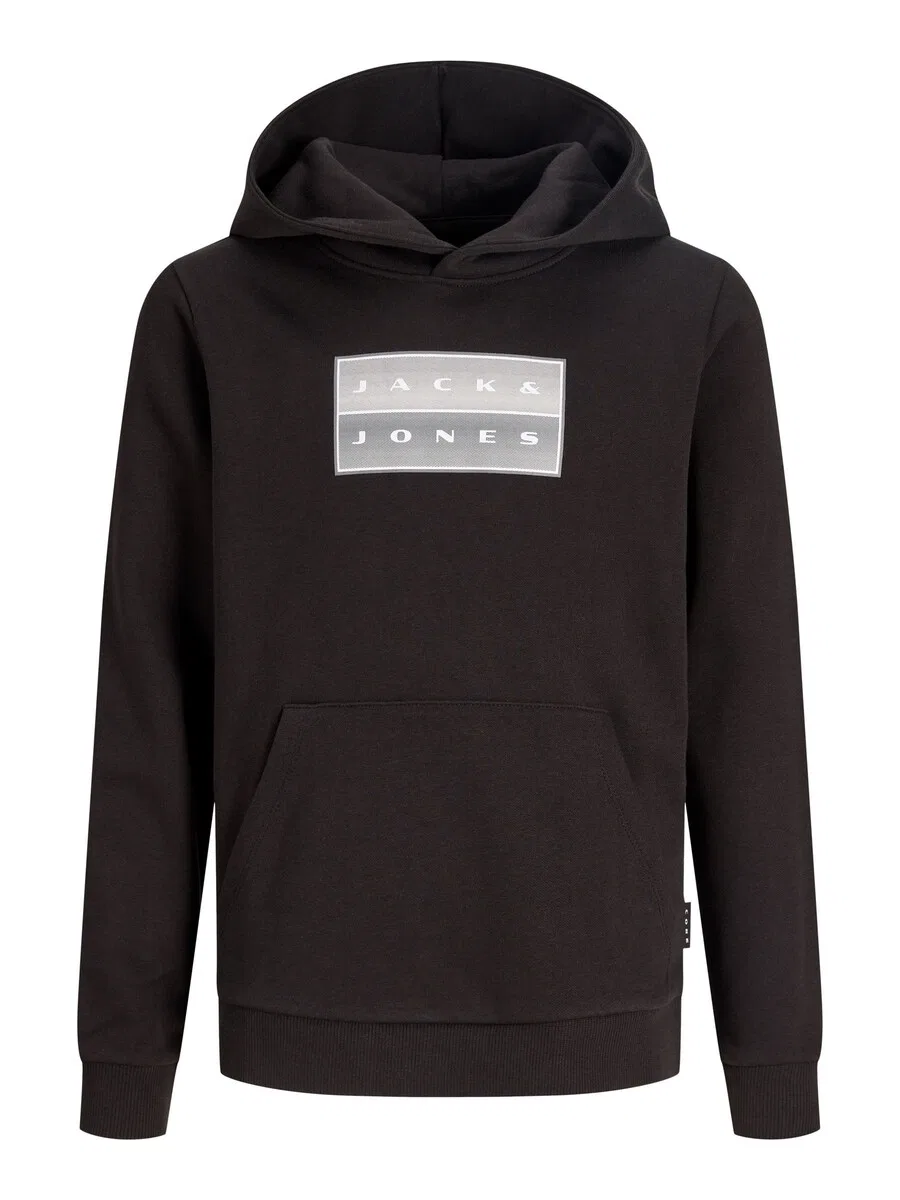 Детская толстовка 'JCOFusion' черного цвета Jack & Jones Junior