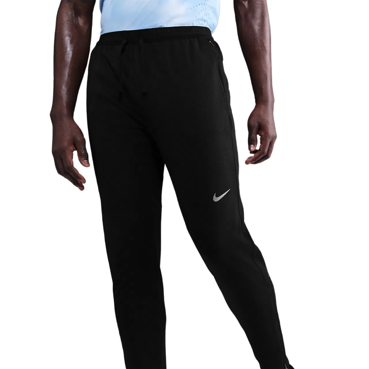 Мужские беговые брюки Dri-FIT Stride Knit Nike, цвет Black/Reflective Silver