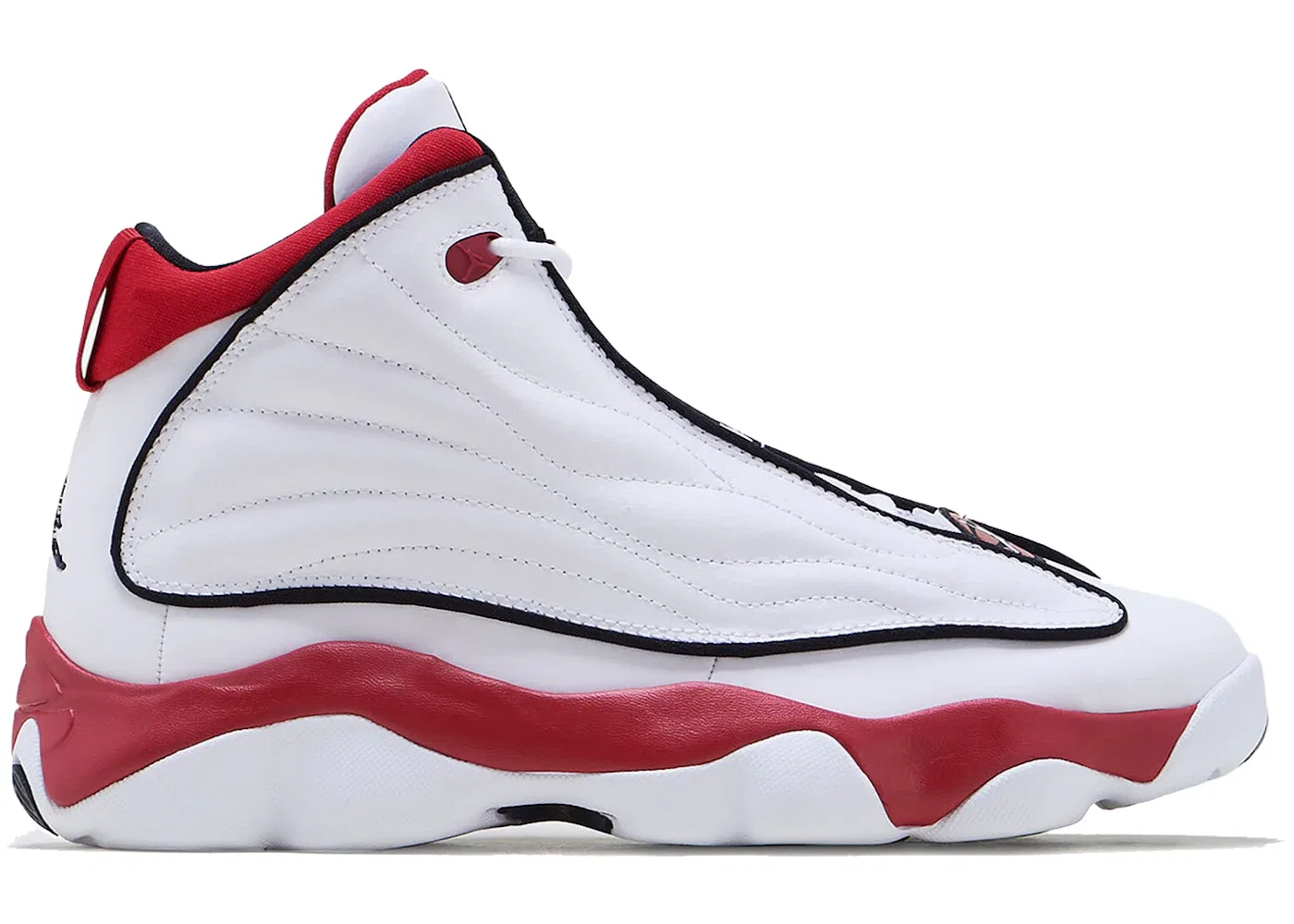 Детские кроссовки Lifestyle с длинным шнурованием Jordan Pro Strong Jordan, White/Black/Gym Red