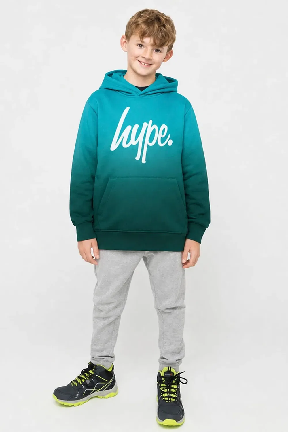 Худи омбре Teal Hype, Teal — фото 3