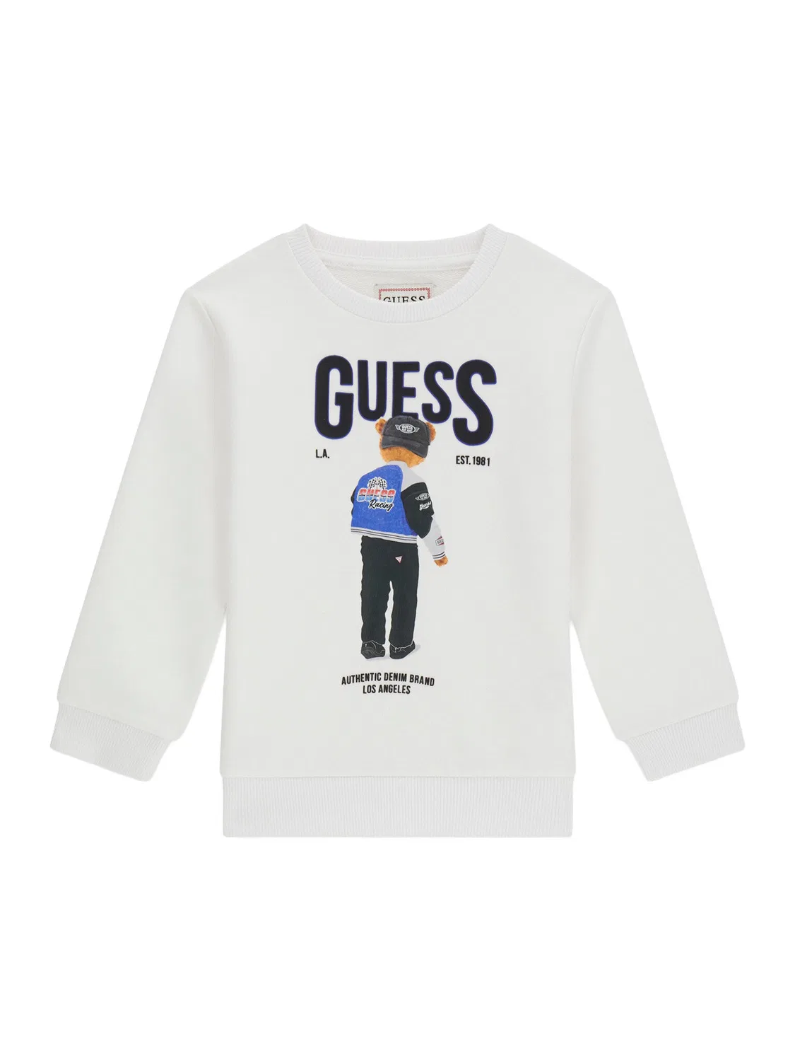 Толстовка стандартного кроя для мальчика Guess, белый