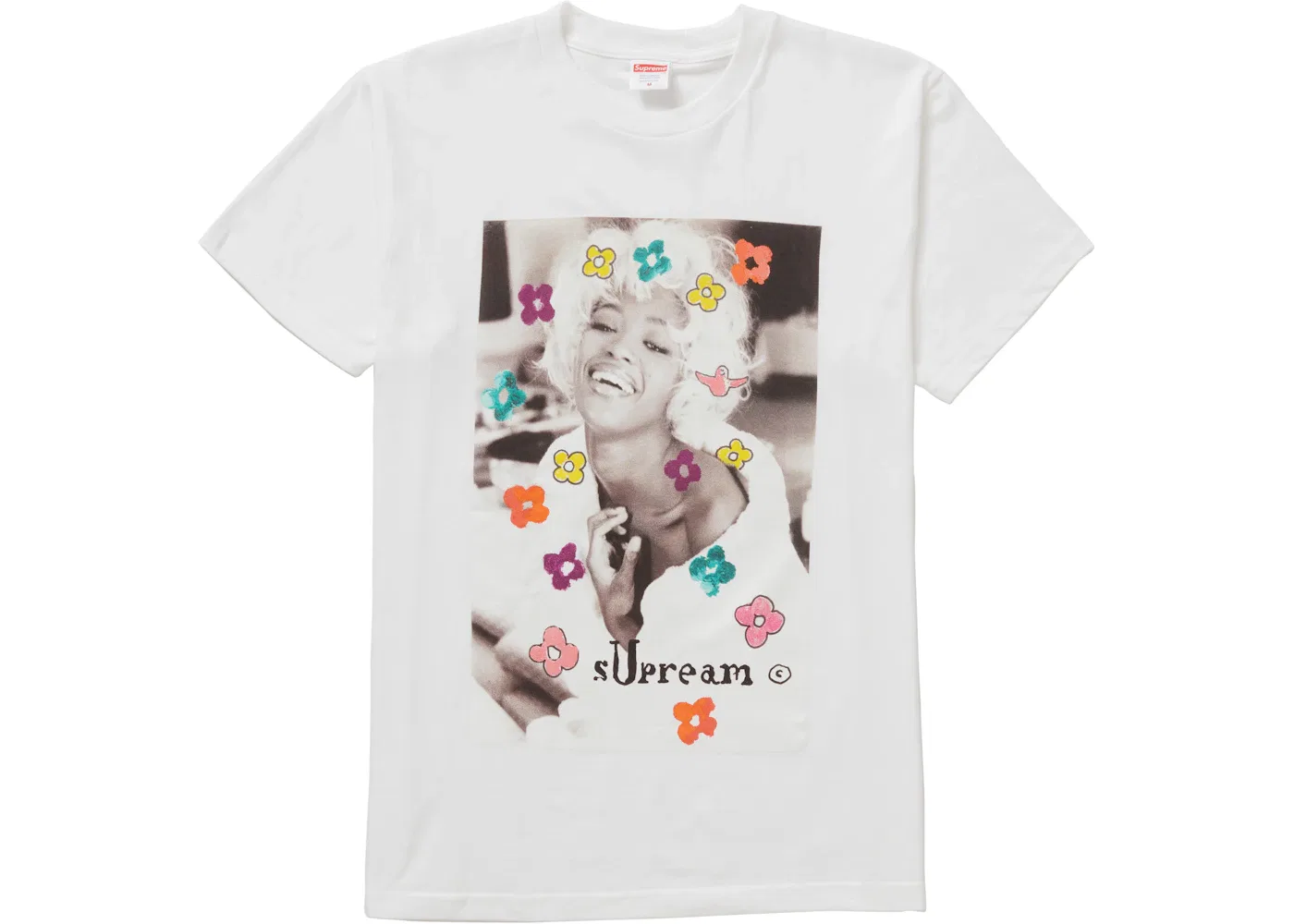 Мужская футболка с принтом Supreme Naomi Tee, White