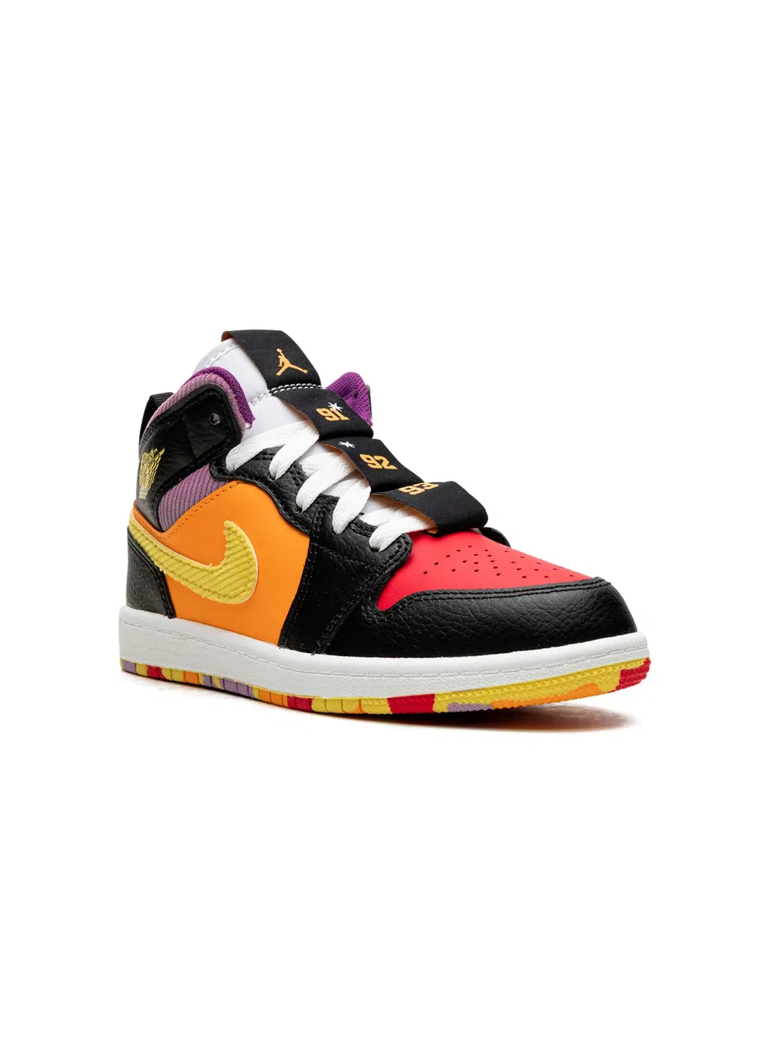 Кроссовки Air Jordan 1 Mid "Шесть чемпионатов", черный