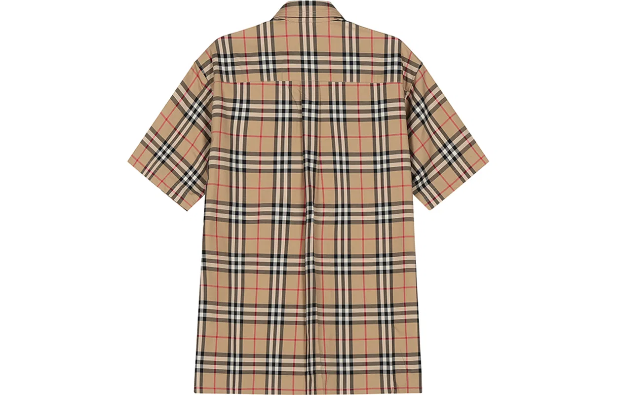 Женская рубашка в стиле архив Beige Burberry, Archive Beige — фото 3