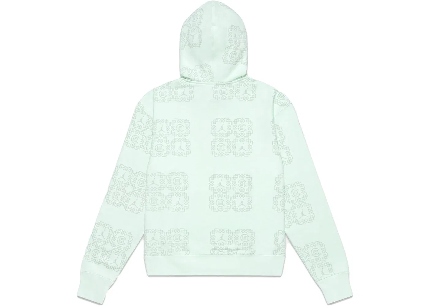 Мужская худи с принтом Jordan Clot Jade Fleece, Barely Green — фото 2
