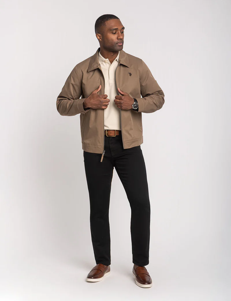 Куртка U.S. Polo Assn Lightweight Mechanics, коричневый — фото 2