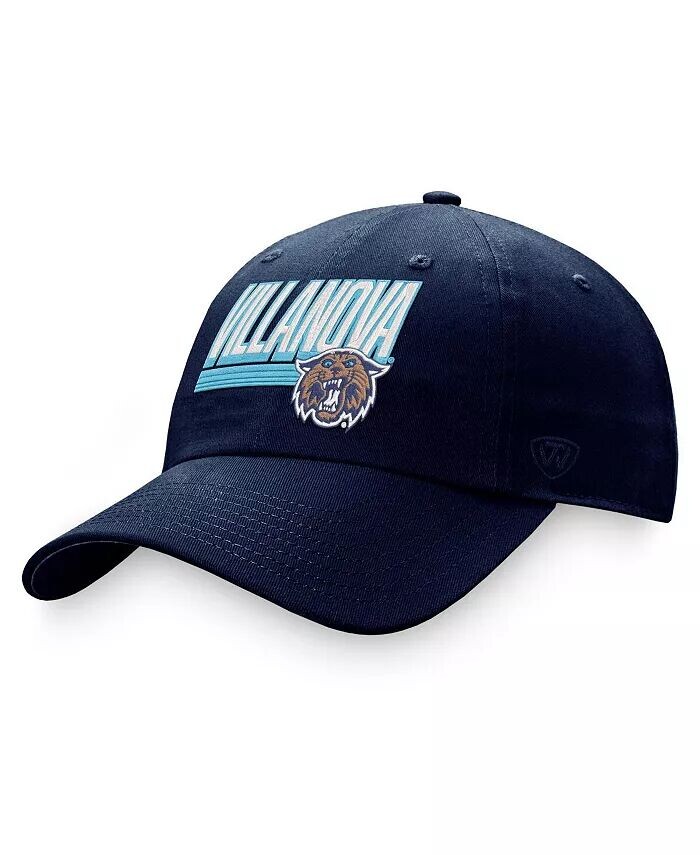

Мужская темно-синяя регулируемая шляпа Villanova Wildcats Slice Top Of The World