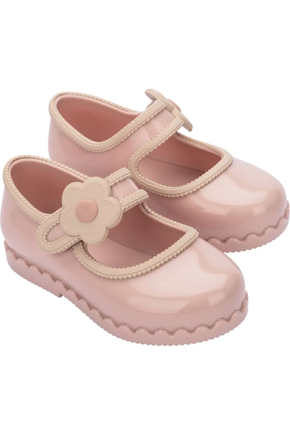 Туфли детские балетки на регулируемом ремешке Hip Ballerina Mini Melissa, светло-розовый