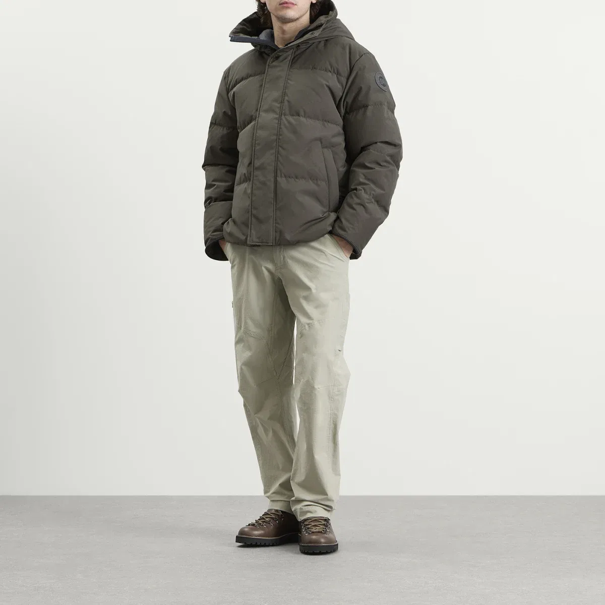 Мужской парка Seymour Parka Tonal Disc Canada Goose, Khaki Haze — фото 4
