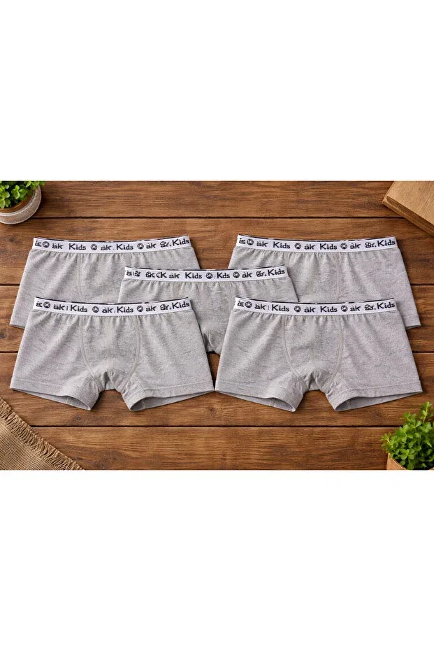 Детские боксеры для мальчиков хлопковые Basics Süsen Lingerie, Gray — фото 2