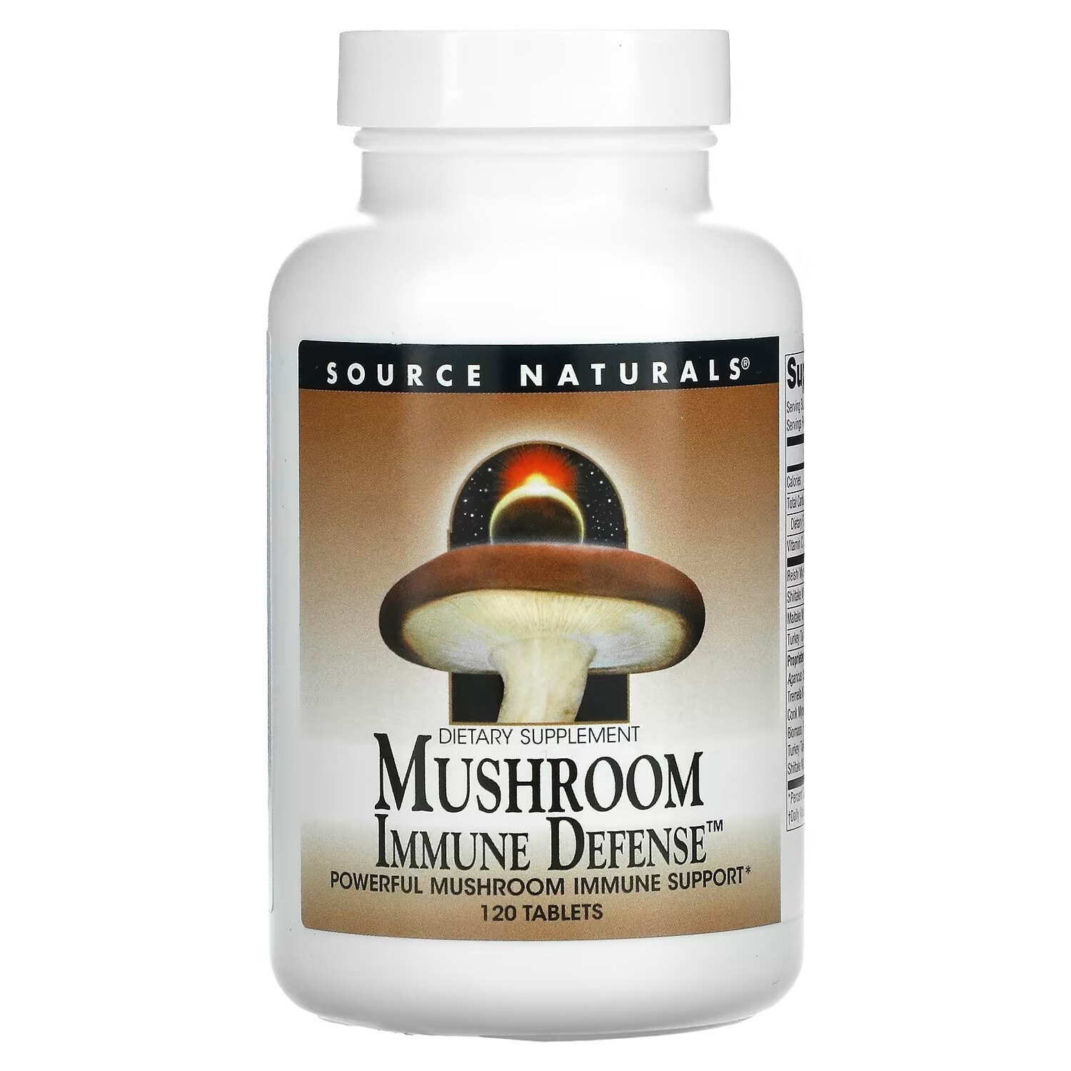 

Source Naturals Грибная иммунная защита комплекс из 16 грибов, 120 таблеток