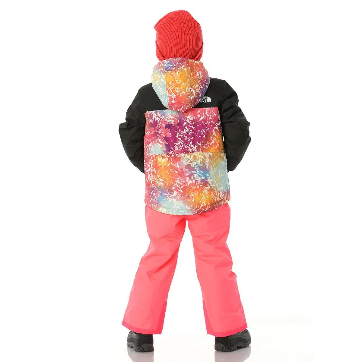 Утепленная куртка свободного кроя Freedom Insulated The North Face, Radiant Poppy Blowing Wind Print — фото 4
