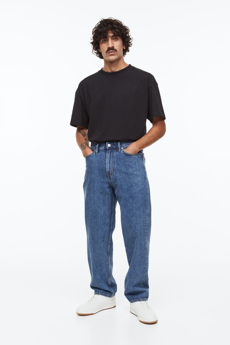 

Джинсы H&M, синий деним