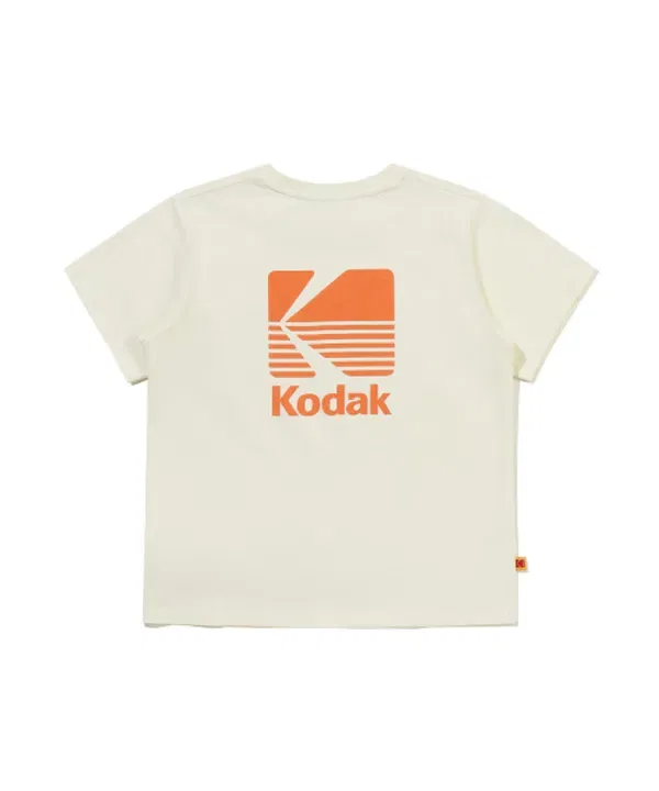 Футболка с логотипом, хлопок, Kodak Kids, желтый