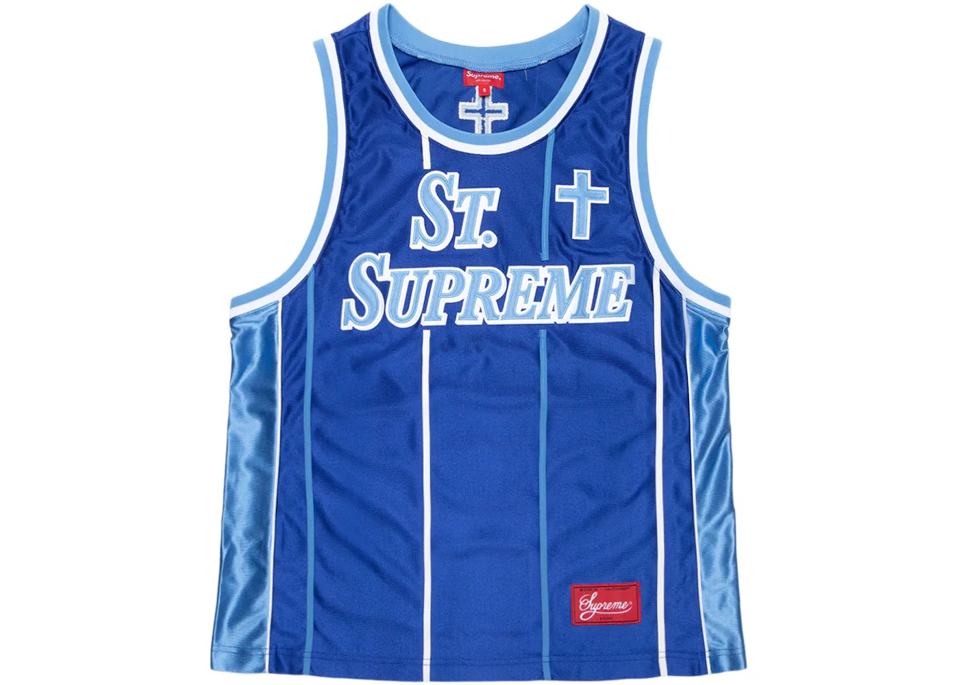 Мужская баскетбольная джерси с принтом Supreme Basketball Jersey Supreme, Royal
