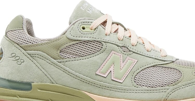 Кроссовки New Balance Joe Freshgoods x 993 Made in USA 'Performance Art - Sage', зеленый — фото 3