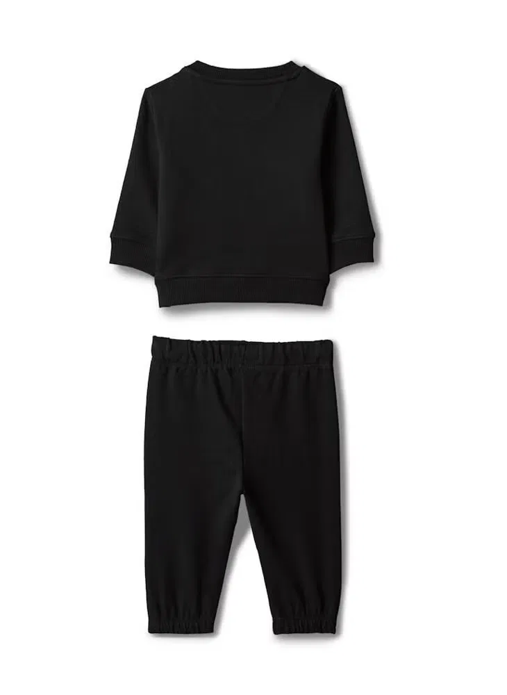 Комплект из футера с принтом 3-Piece Monogram Calvin Klein Jeans, черный — фото 3