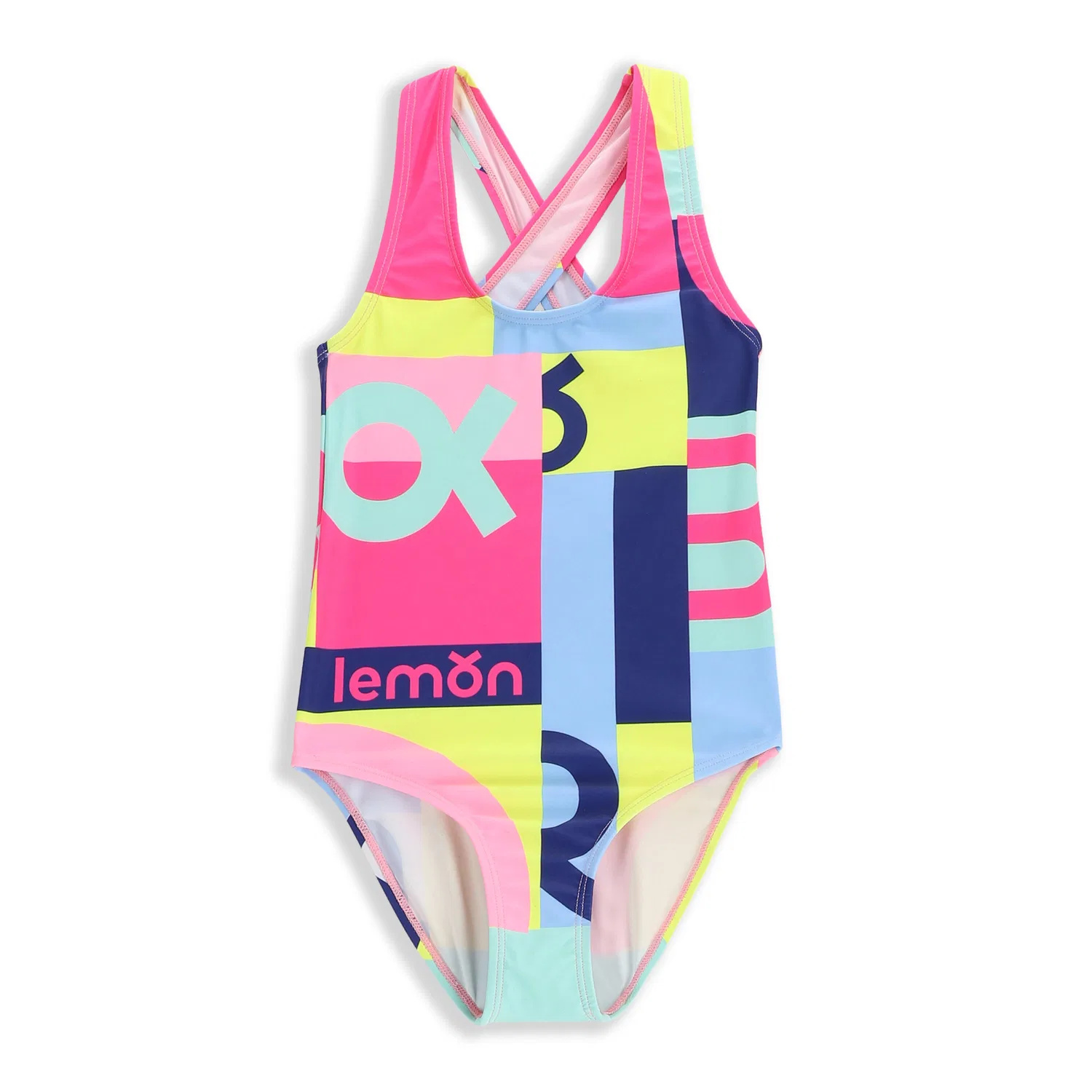 Детский слитный купальник для девочек с бретелями Lemon Explore, Bunt