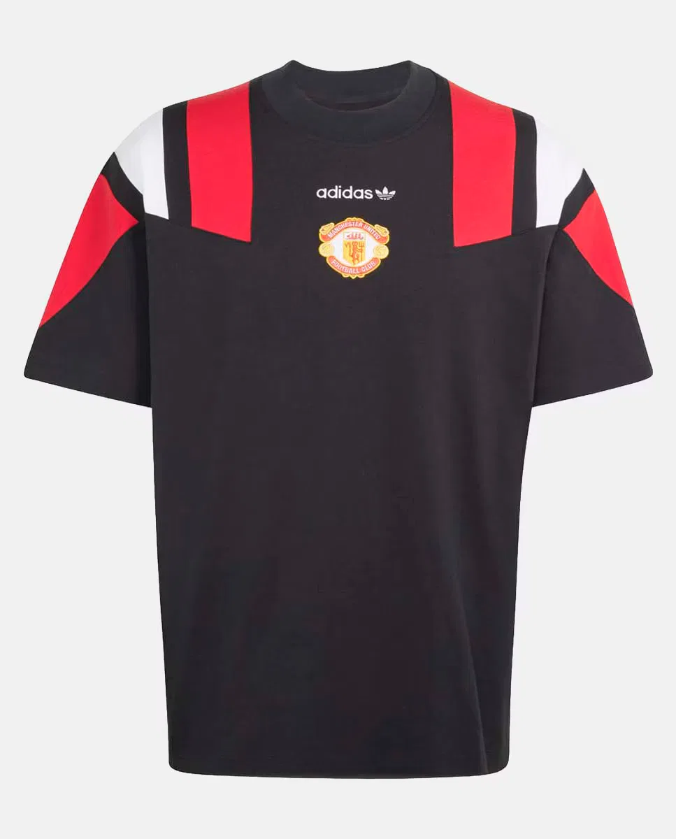 Мужская футболка, EQT Manchester United FC 2026-2027, adidas, черный — фото 3