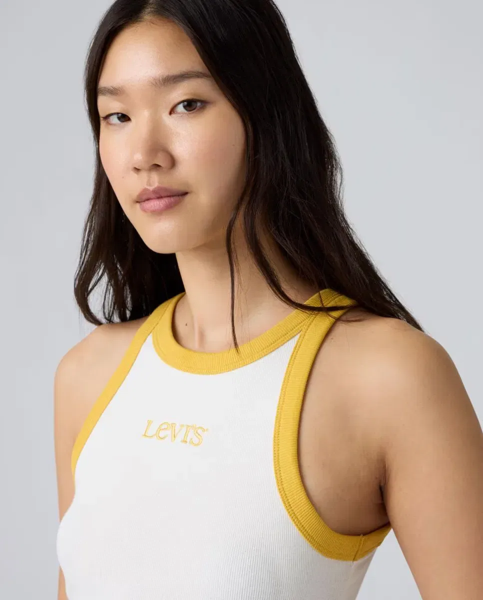 Женская футболка без рукавов Levi's, Crema — фото 3