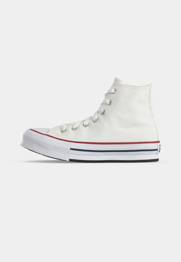 Кроссовки Chuck Taylor All Star Lift Platform унисекс - высокие кроссовки Converse, белый/темно-синий — фото 2