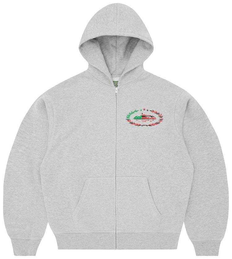 

Толстовка Denim Tears x Cortiez Cortears Royale Zip Hoodie, серый