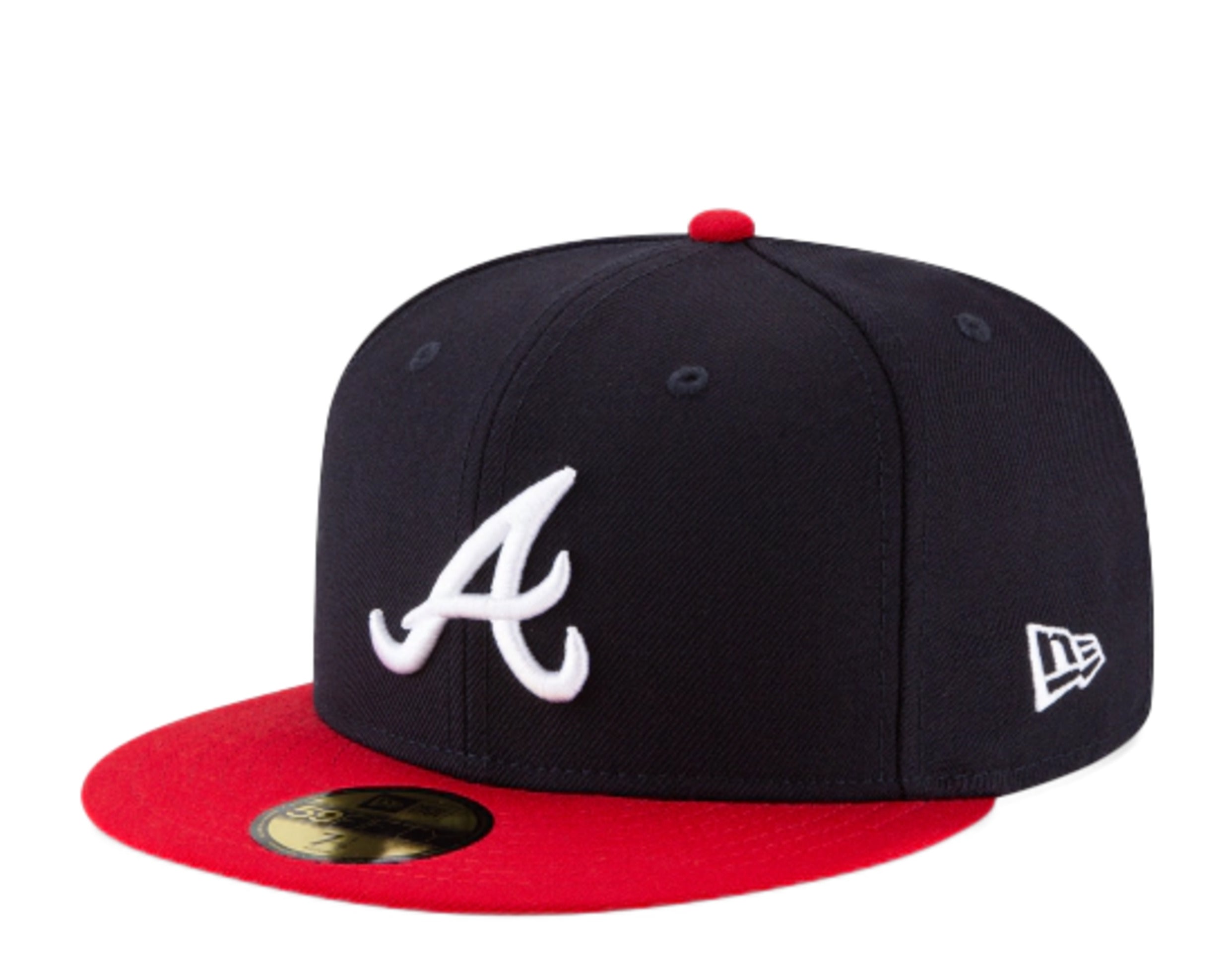 

New Era 59Fifty MLB Atlanta Braves шерстяная кепка темно-синяя/красная 11941911