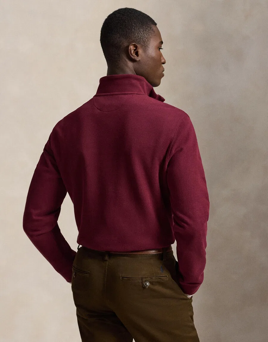 Свитер Polo Ralph Lauren винно-красного цвета — фото 4