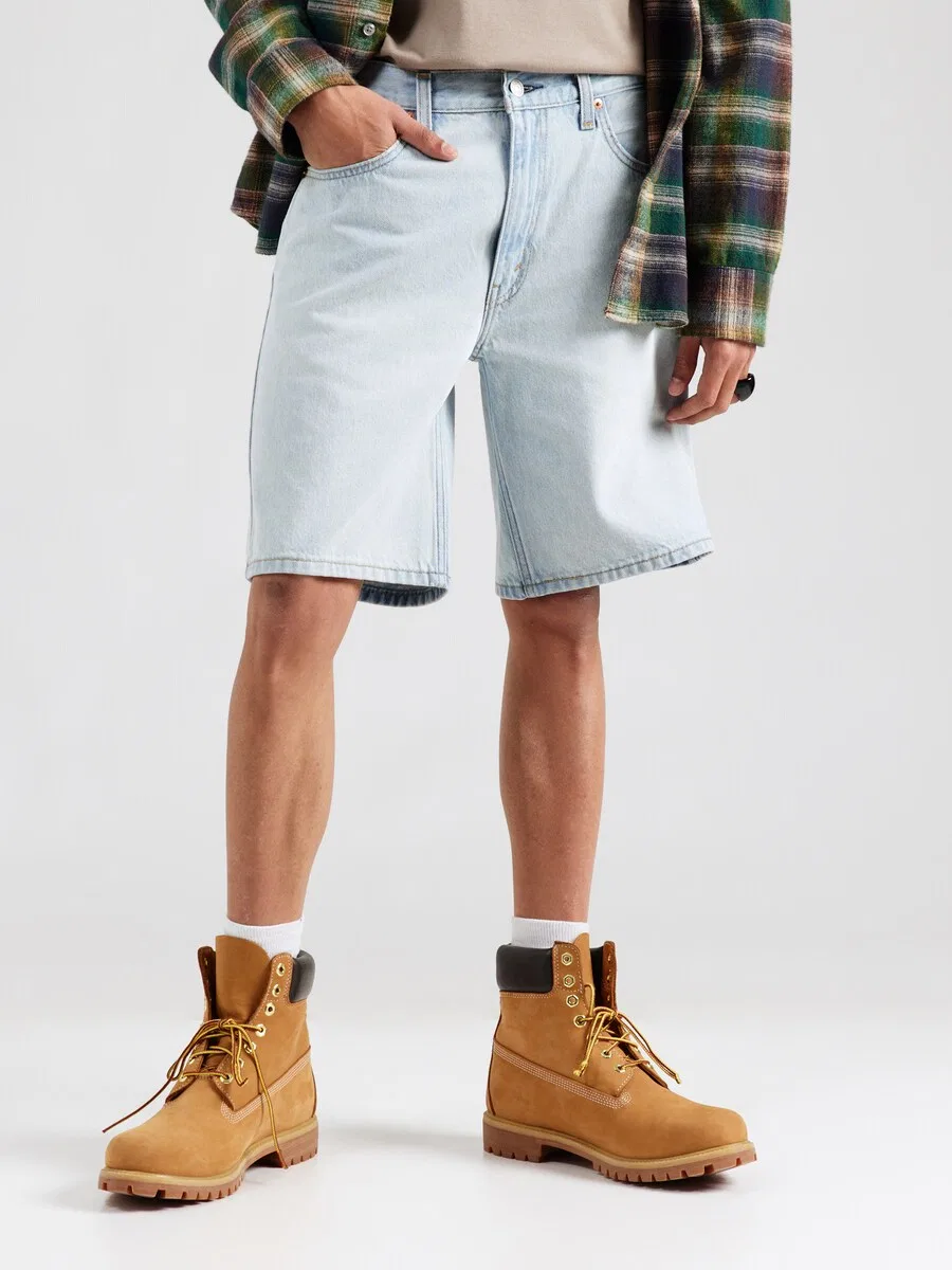 Шорты LEVI'S свободного кроя '454 Relaxed Shorts' из синего денима — фото 3