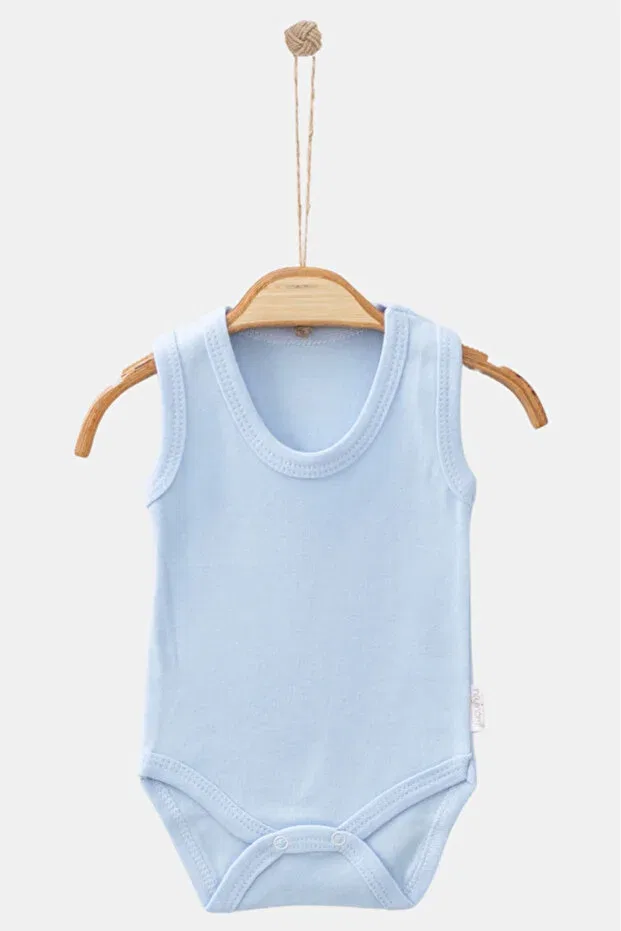 Детское боди-комбинезон для мальчиков хлопковый комплект 3 шт. Bamoola, White - Blue - Yellow — фото 3