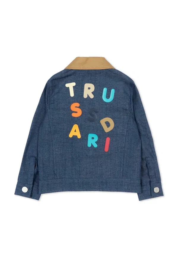 Куртка джинсовая Giubbotto Tru Trussardi Junior, Denim, деним — фото 2