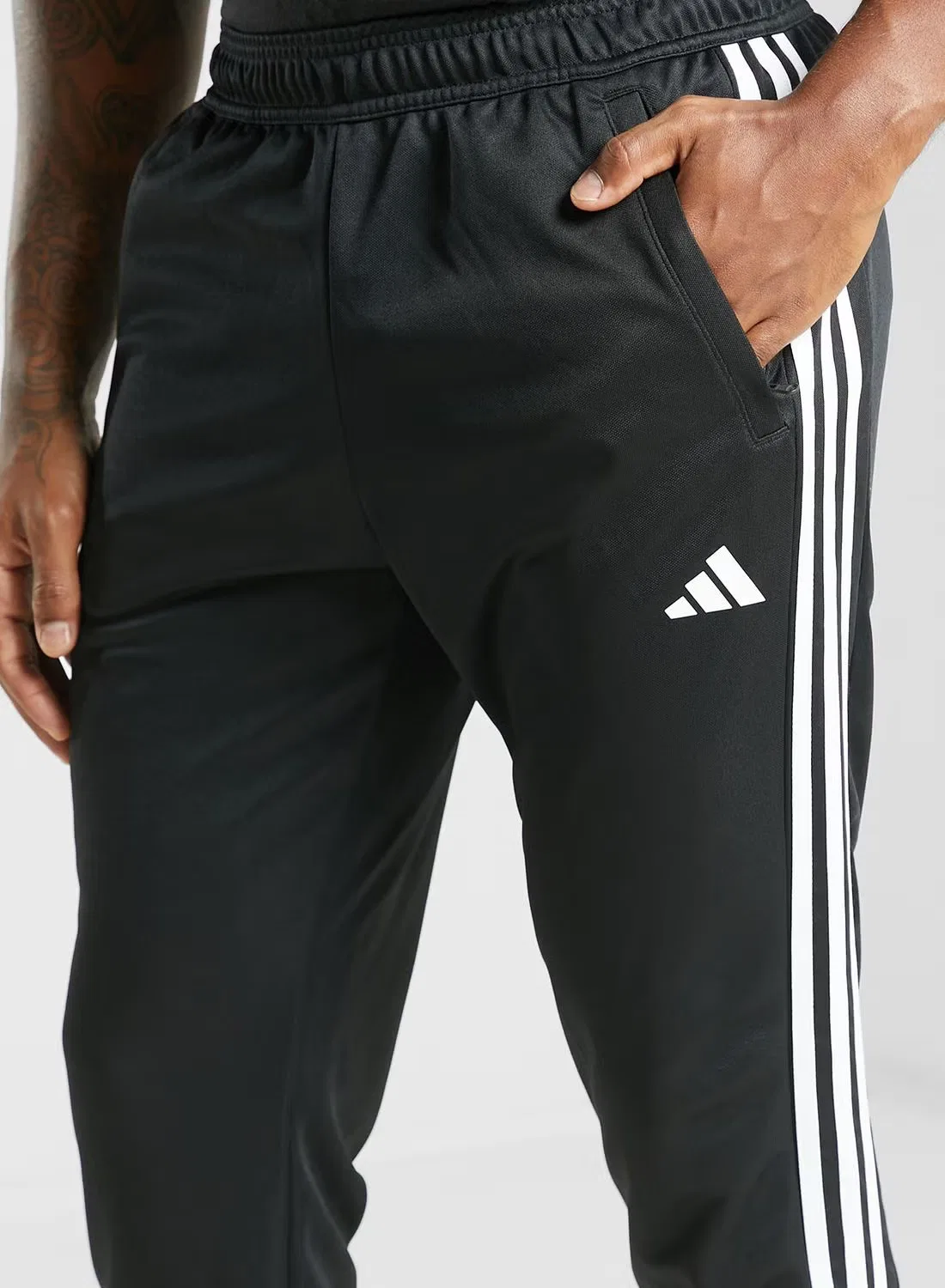 Штаны тренировочные с логотипом Train Essentials 3-Stripes Adidas, черный — фото 4