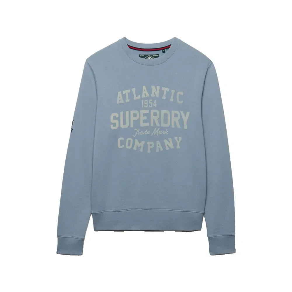 Свитшот Relaxed Superdry, синий — фото 3