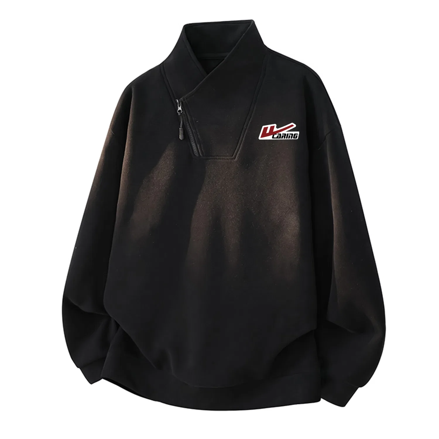 Детский свитшот худи с принтом Sweatshirts Unisex Moderate Regular WARRIOR, Black (DIY Badge)