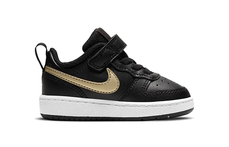 Детские кроссовки для малышей с кожаным верхом Nike Court Borough Low 2 — фото 2