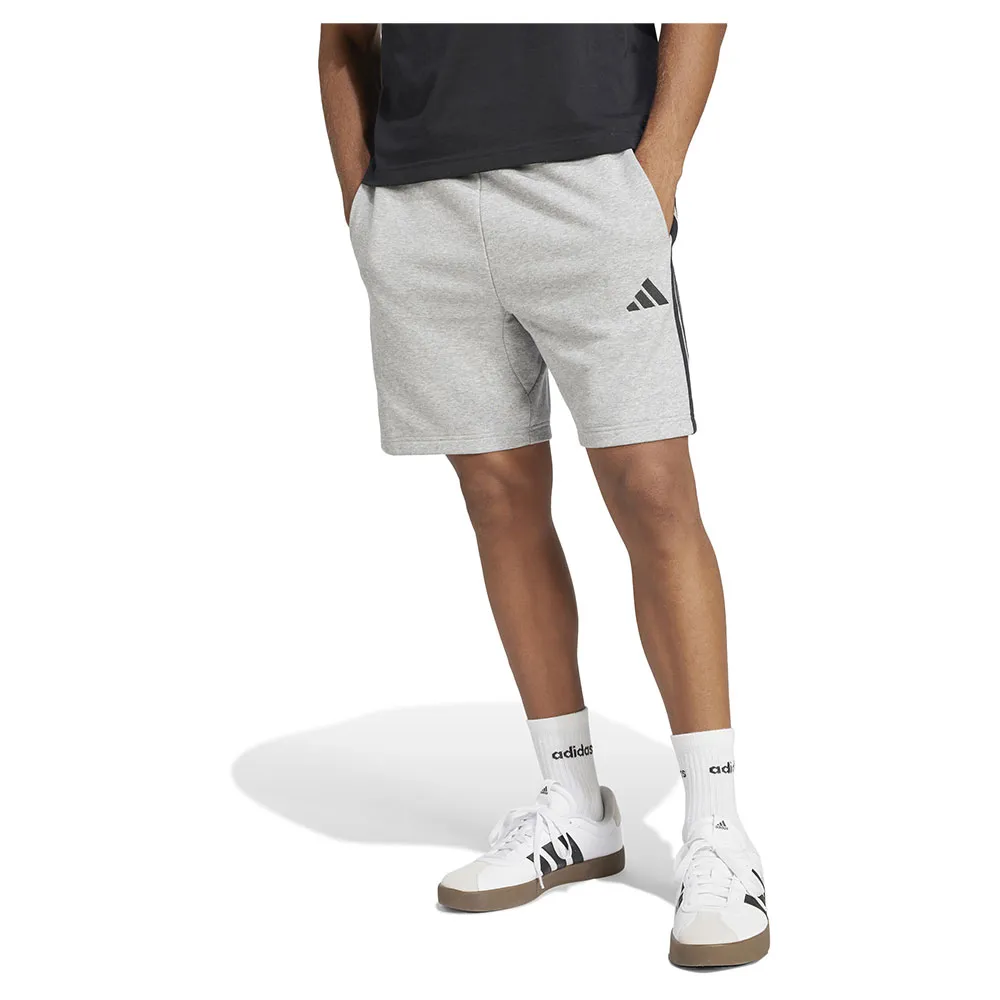

Шорты adidas Essential 3 Stripes French Terry, серый