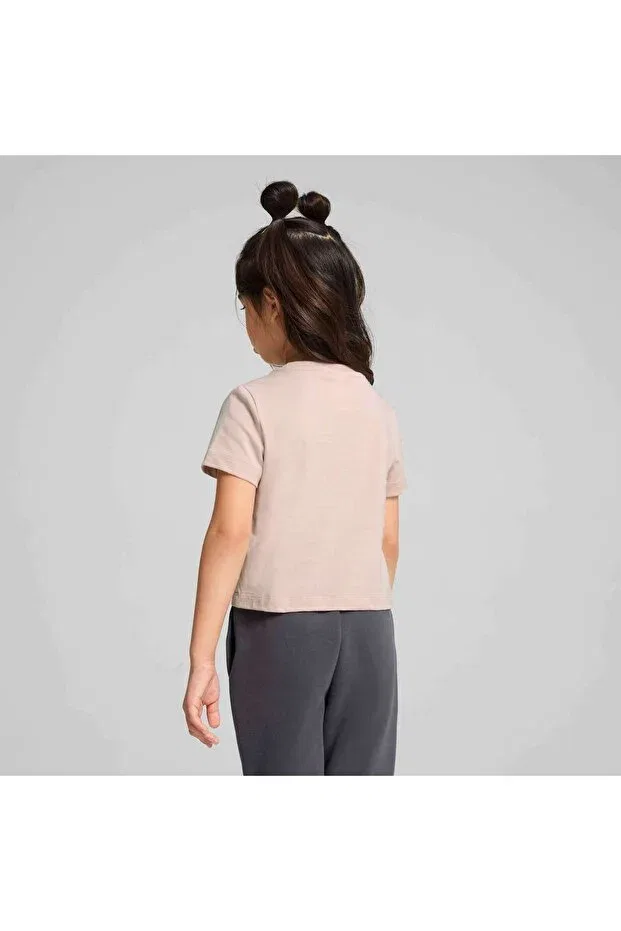 Детская футболка для девочек с принтом X Trolls Graphic Tee Puma, Mauve Mist — фото 4